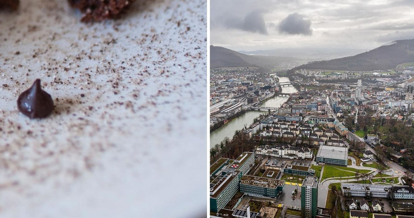 Estava nevando chocolate em Olten, na Suíça, depois que uma fábrica da Lindt funcionou mal 1 chocolate e cacau, a cidade de olten, suíça
