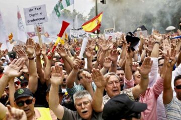 Greve de táxis na Espanha afeta viajantes