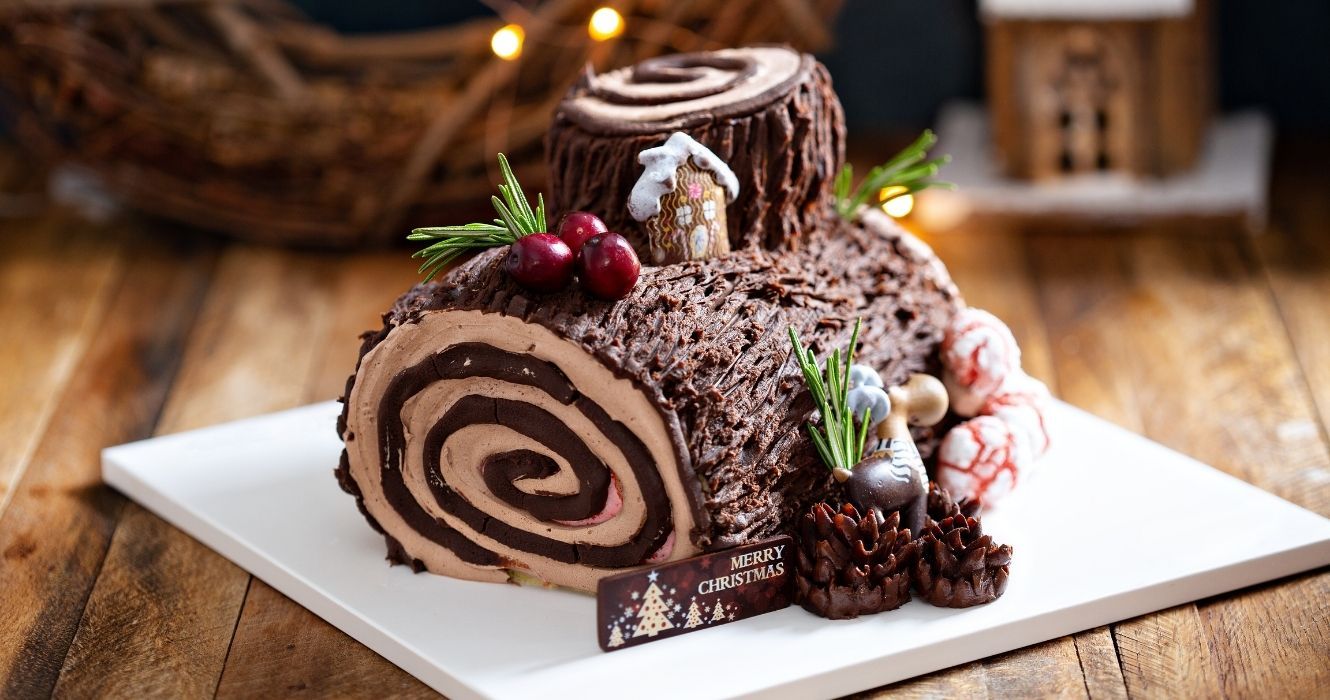 O Bûche de Noël é a sobremesa de Natal mais icônica, mas de onde veio? 1 uma sobremesa tradicional Bûche de Noël