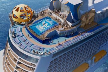 Royal Caribbean apresenta navio de cruzeiro de luxo espetacular