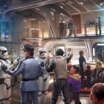 a mockup drawing of the disney star wars hotel