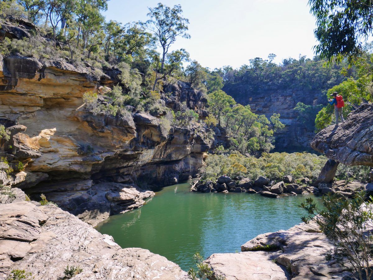 as piscinas de sereia nas terras altas do sul da austrália