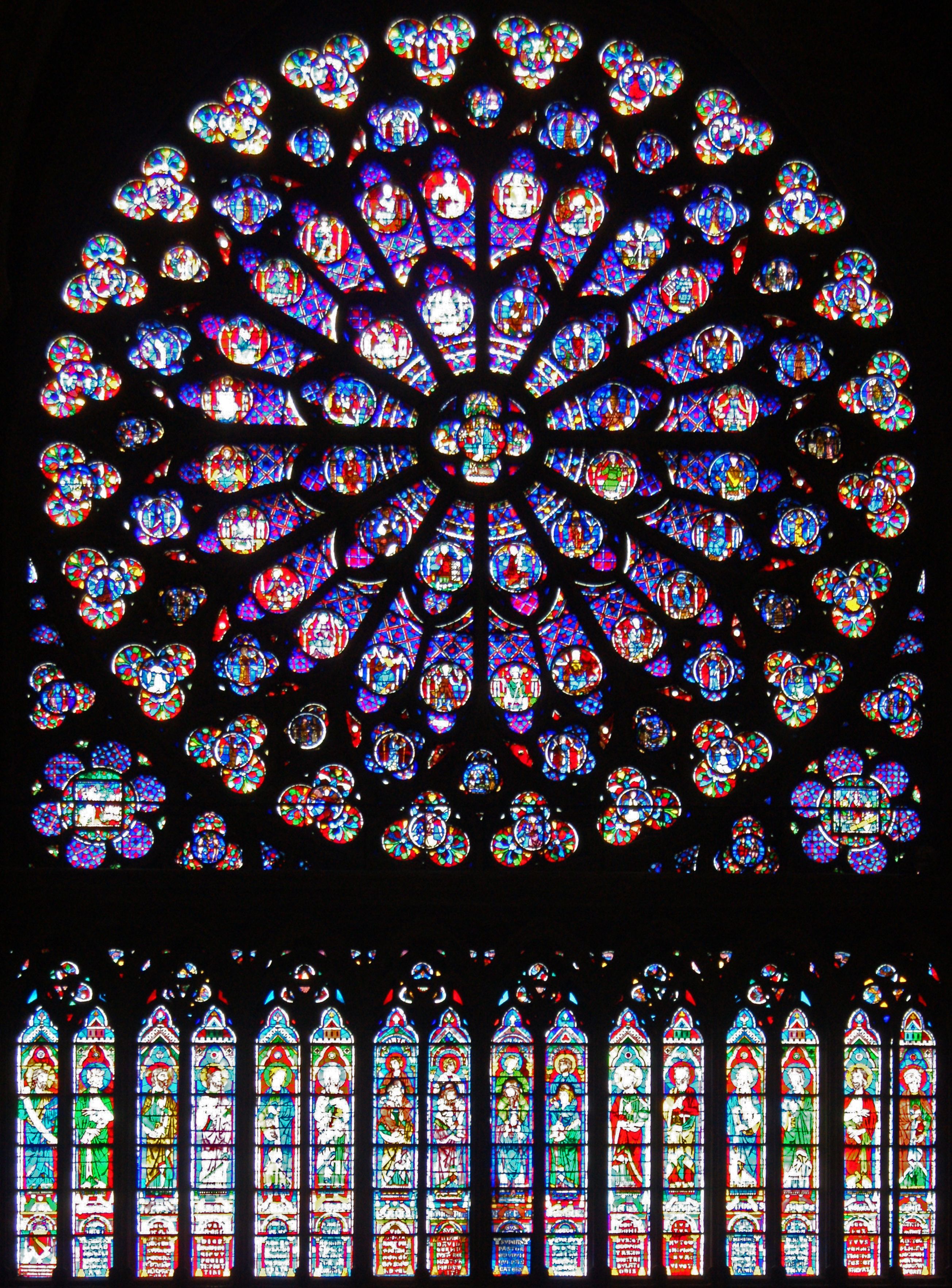 Notre-Dame está sendo totalmente restaurada, então aqui estão algumas fotos para lembrá-lo de como ela é bonita 2 a rosácea jean de chelles na catedral de notre dame