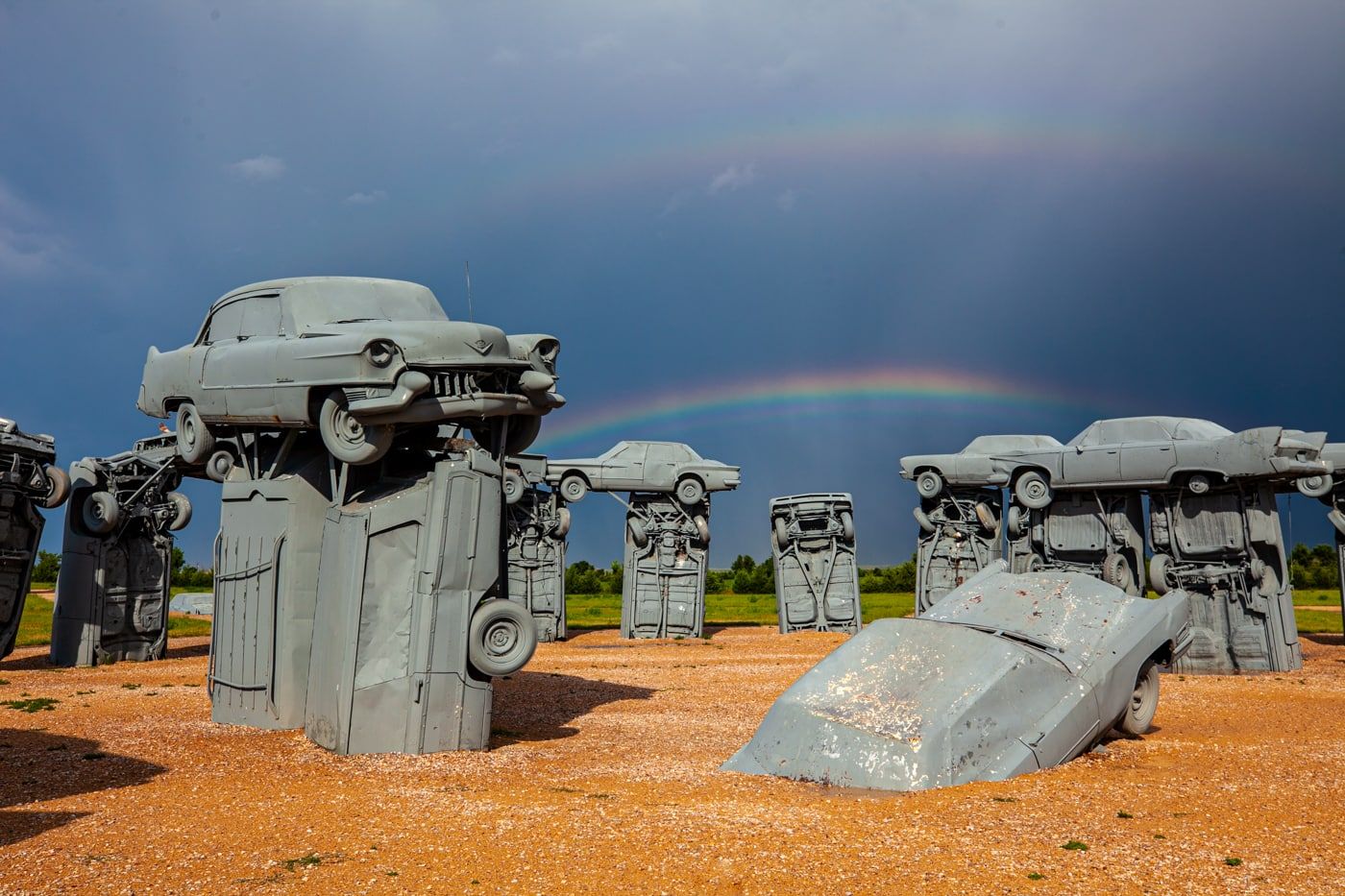 Estes são os marcos mais estranhos nos EUA que as pessoas podem realmente visitar 4 Carhenge em Nebraska