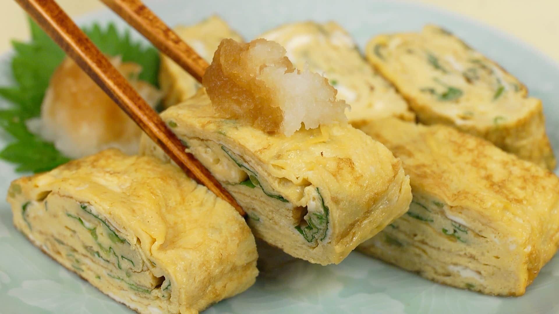 Estes pratos de todo o mundo são ovo-células 5 tradicional Tamagoyaki Japonês