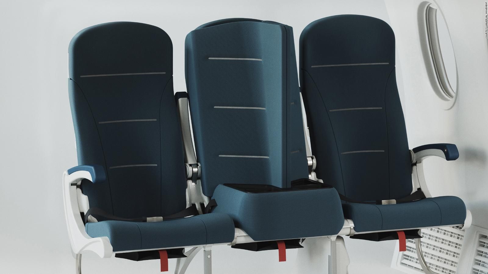 um novo design para assentos de avião
