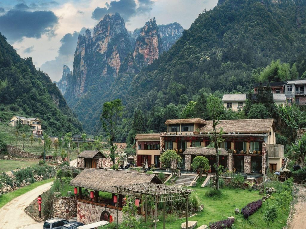 Estas fotos de alpinistas da montanha Tianzi mostram como é incrível 5 o homeward mountain hotel e cama e café da manhã