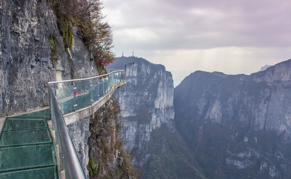 Estas fotos de alpinistas da montanha Tianzi mostram como é incrível 3 uma caminhada pelas montanhas tianzi
