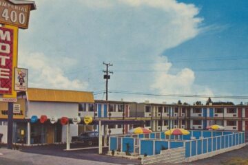 Vintage photo of Imperial 400 motel