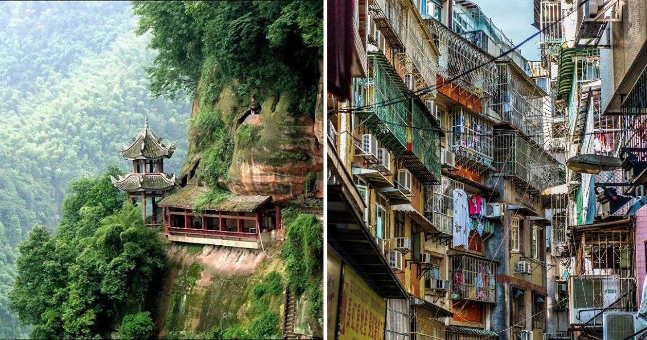 Aqui estão 10 mitos sobre a China que na verdade são falsos 1 as montanhas aleluia na china, uma cidade populosa cheia de apartamentos na china