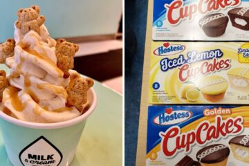 a teddy graham sundae, a variety of hostess cupcakes