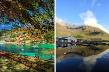 the village of assos, greece, the westfjords in iceland