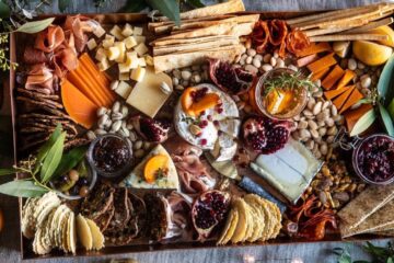 a gourmet cheeseboard
