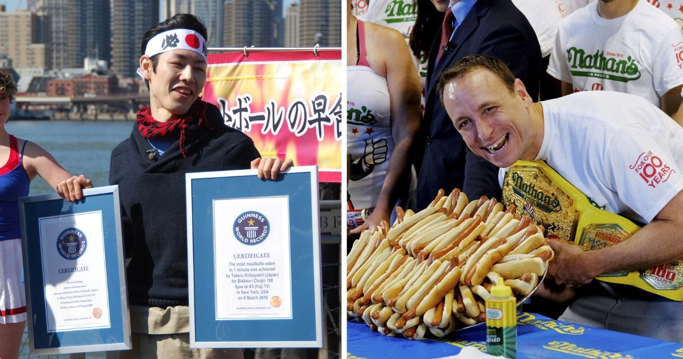 Concurso de comer cachorro quente de Nathan e outros recordes mundiais