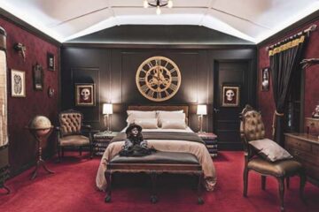 a monster suite in a hotel