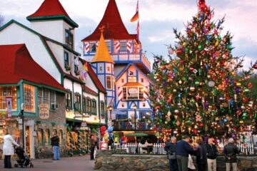 a town that celebrates Christmas year-round