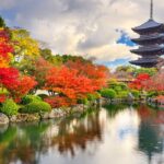 kyoto, japan in the fall