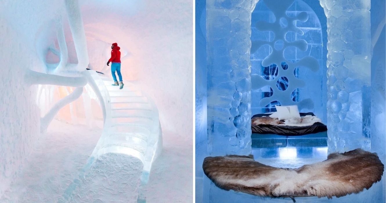 Estas fotos de viajantes do Ice Hotel da Suécia mostram como é realmente legal (literalmente) 1 o hotel de gelo na suécia