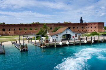 Fort Jefferson Boat Dock at Dry Tortugas National Park