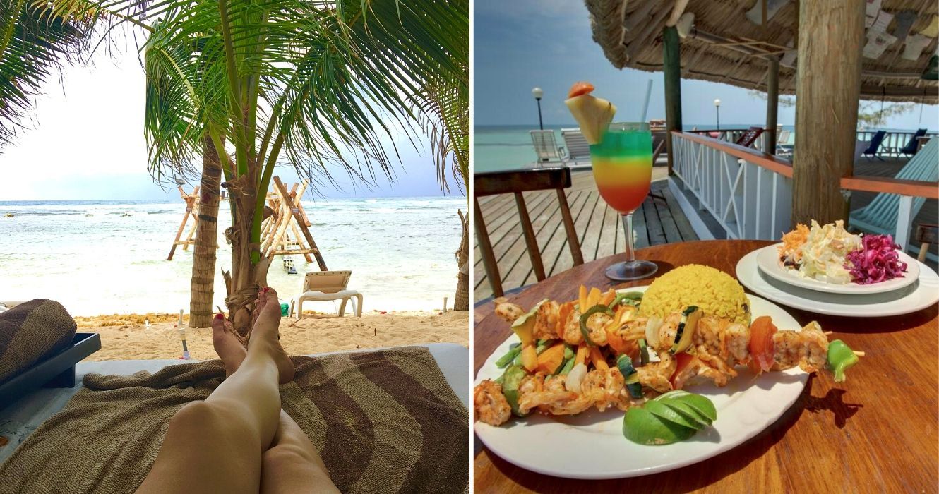 Estas são as maneiras de tornar seu tempo em um regime tudo incluído ainda melhor 1 deitado na praia em um resort, comida em um resort com tudo incluído