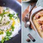 a traditional cheese spread, labneh, Chicons Au Gratin, a traditional dish in belgium