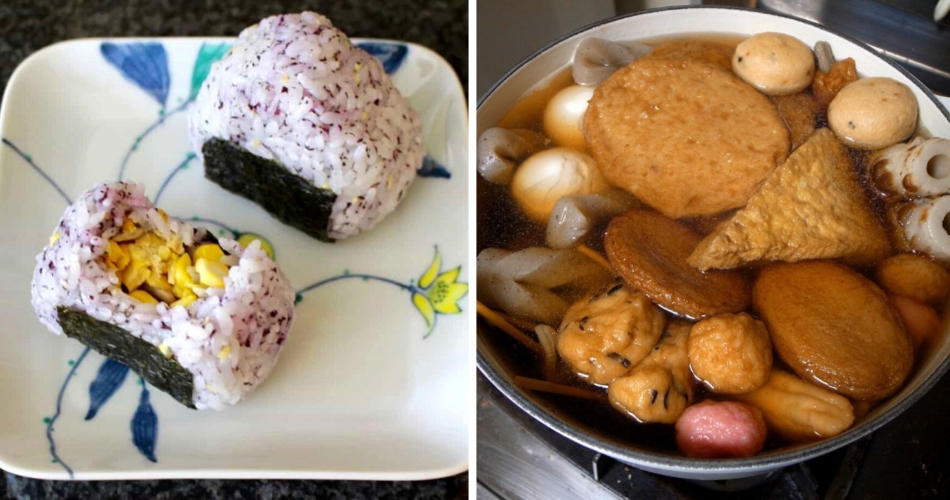 Existem algumas comidas japonesas que você precisa experimentar pelo menos uma vez, então aqui estão elas 1 alimentos japoneses onigiri e oden