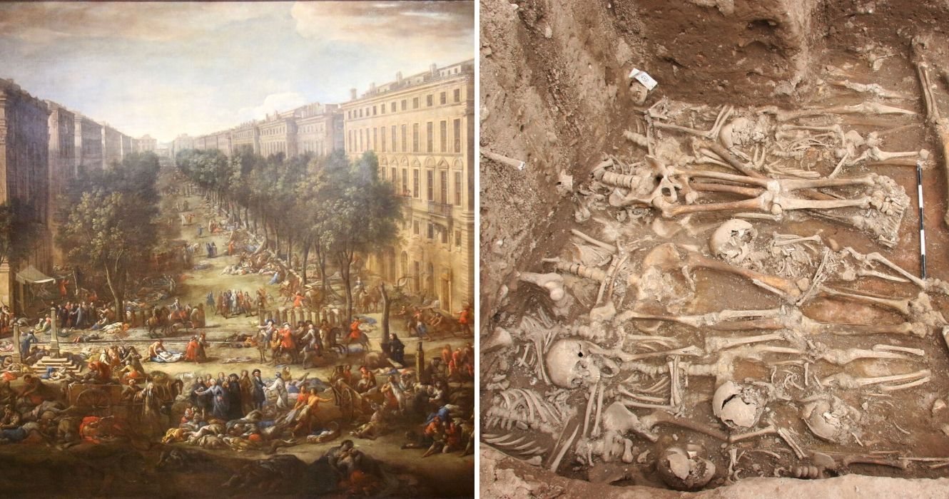 a peste negra varreu a europa enquanto os mortos eram jogados em valas comuns
