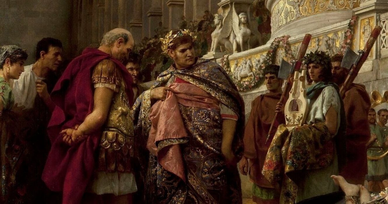 Fatos sobre o imperador Nero, um dos maiores tiranos de Roma 1 uma pintura do imperador nero