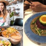dining at the vibe cafe and health bar, food from indie girl in hawaii