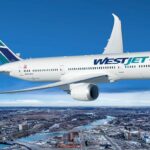 Fotos: Novo avião da WestJet inspirado na paisagem do Canadá