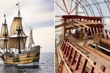 the restoration of the mayflower II in plymouth, ma