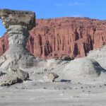 rock formations in valley of the moon