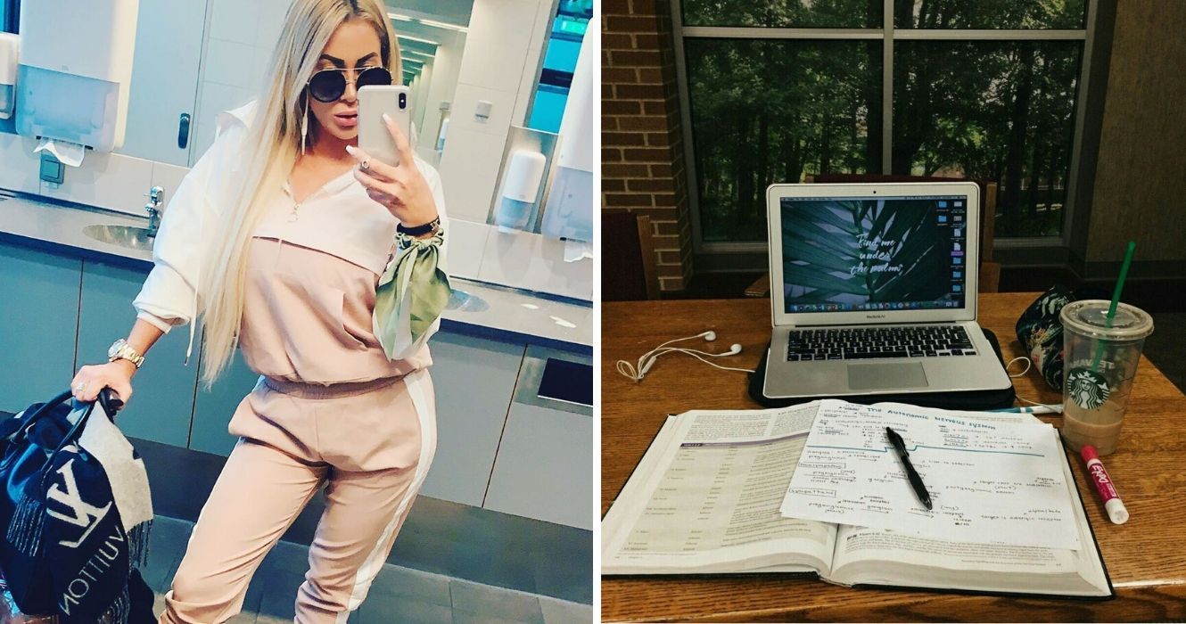 Os americanos não tiram férias suficientes: eis o porquê 1 uma mulher tirando uma selfie no aeroporto, trabalhando em casa