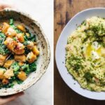 italian gnocchi with veggies, a bowl of belgian stoemp