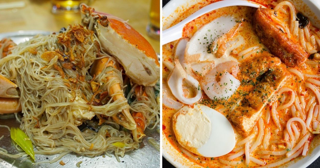 Os pratos de macarrao mais populares de Cingapura podem fazer