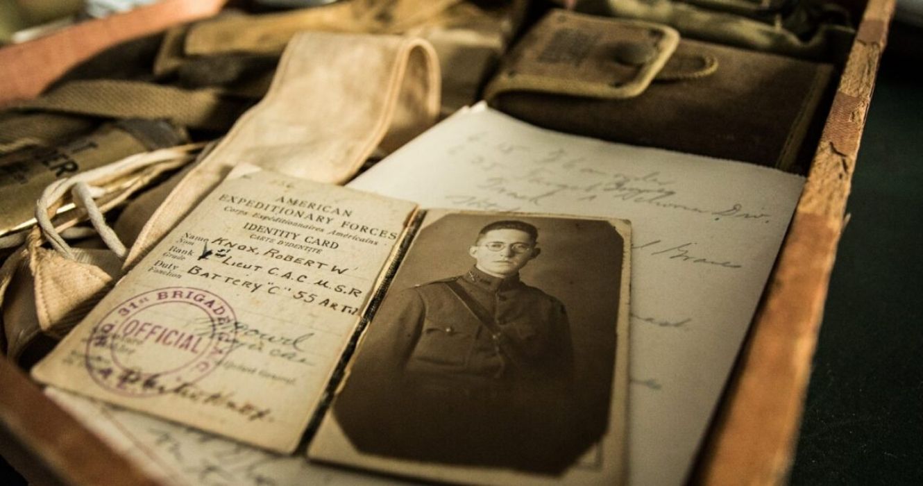 Preso em casa? Por que não aprender sobre sua história familiar? 1 uma fotografia antiga e uma carta