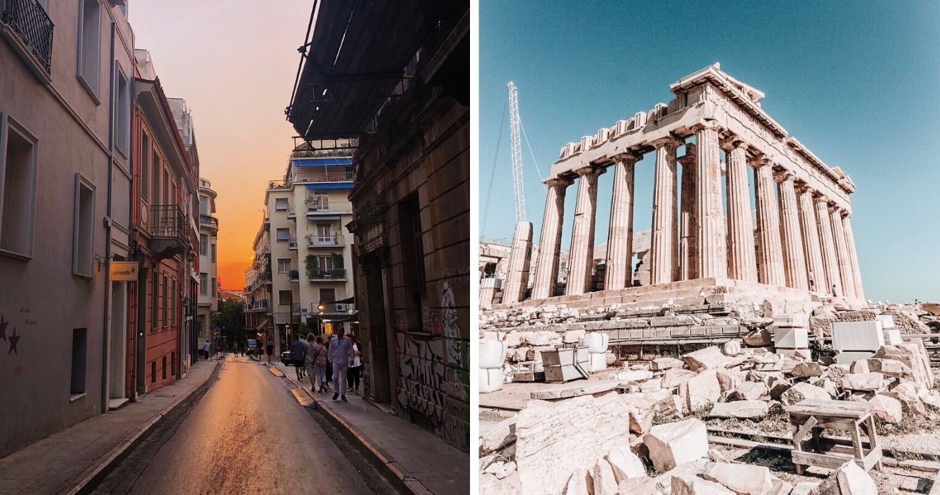 Todas as experiências únicas que você só pode ter em Atenas, Grécia, capturadas em fotos turísticas reais 1 a cidade de atenas na grécia