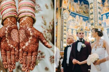 henna on a bride in india, a traditional romanian wedding
