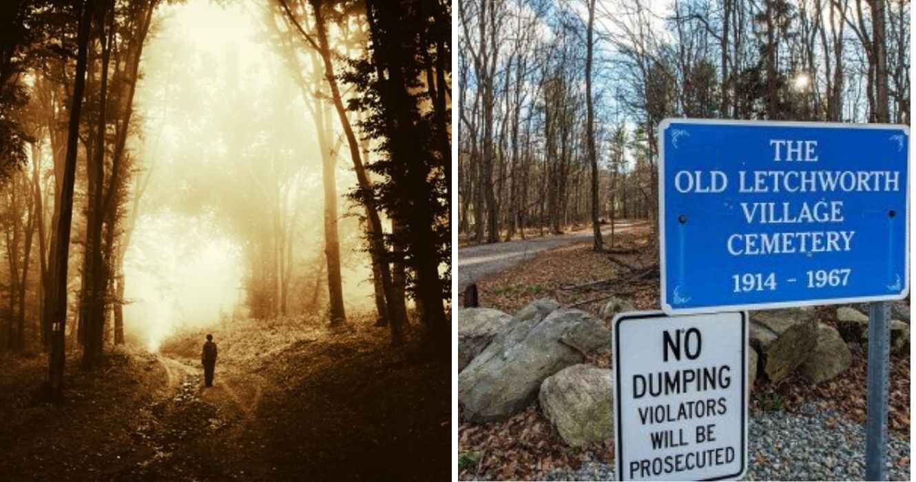 Trilhas assombradas: essas caminhadas assustadoras certamente adicionarão um friozinho ao seu verão 1 a trilha de batona em nova jersey, o cemitério de letchworth em ny