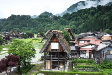 the village of takayama, japan