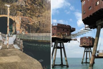 Olavsvern Naval Base opening, the maunsell sea forts military base