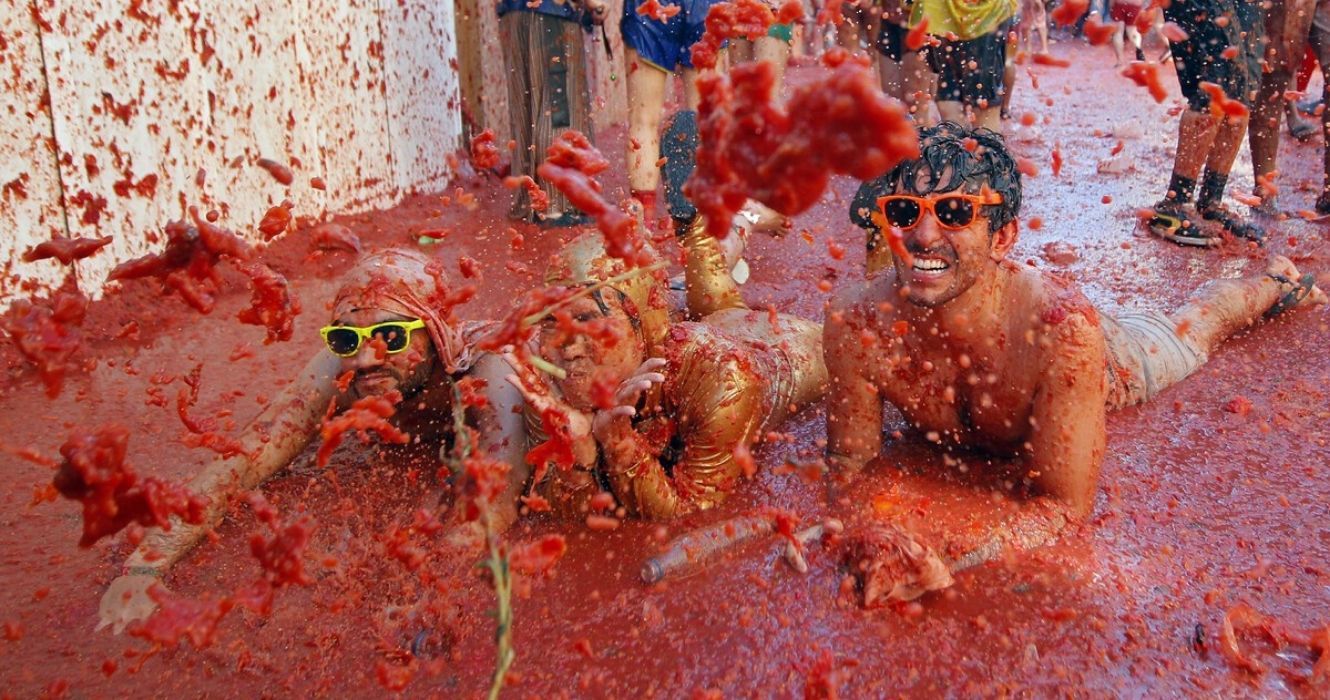 Veja como é para os turistas participar do Festival La Tomatina na Espanha 1 o festival la tomatina na espanha