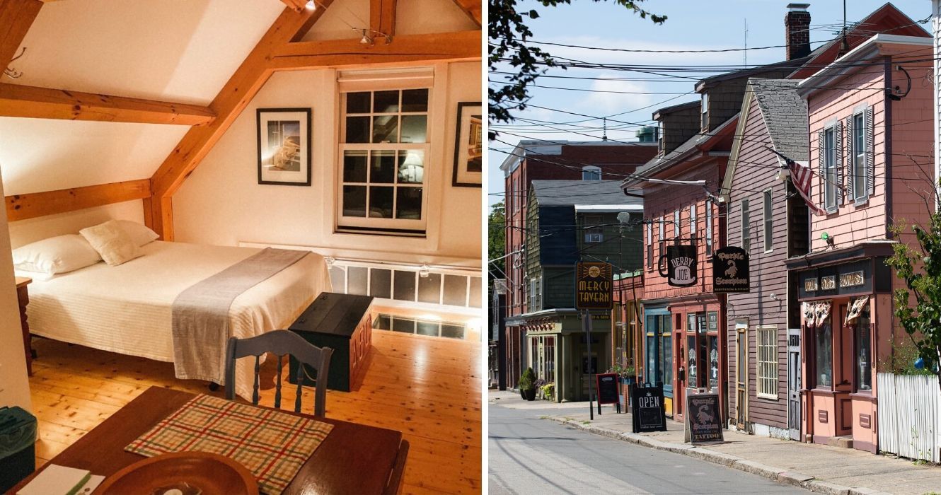 Veja por que o Airbnb é a melhor opção de acomodação em Salem MA 1 um airbnb em salem, ma, uma foto da derby street em salem, ma
