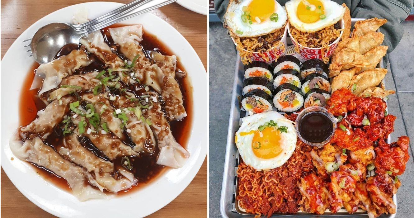 Você pode tentar, mas não encontrará esses 'alimentos chineses' comuns na China 1 um prato de bolinhos, deliciosa comida de rua chinesa