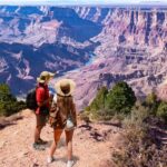 hiking through the grand canyon