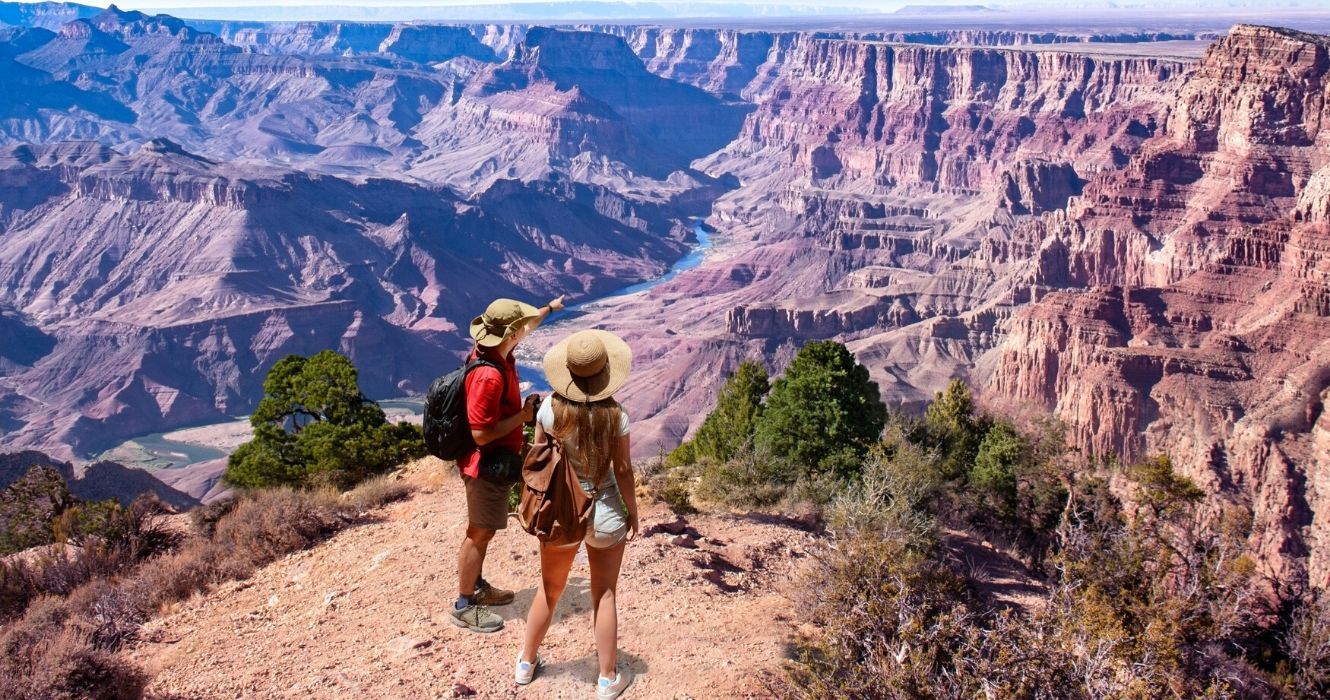 Você pode ver o Grand Canyon em um dia, e aqui está como 1 caminhada pelo grand canyon