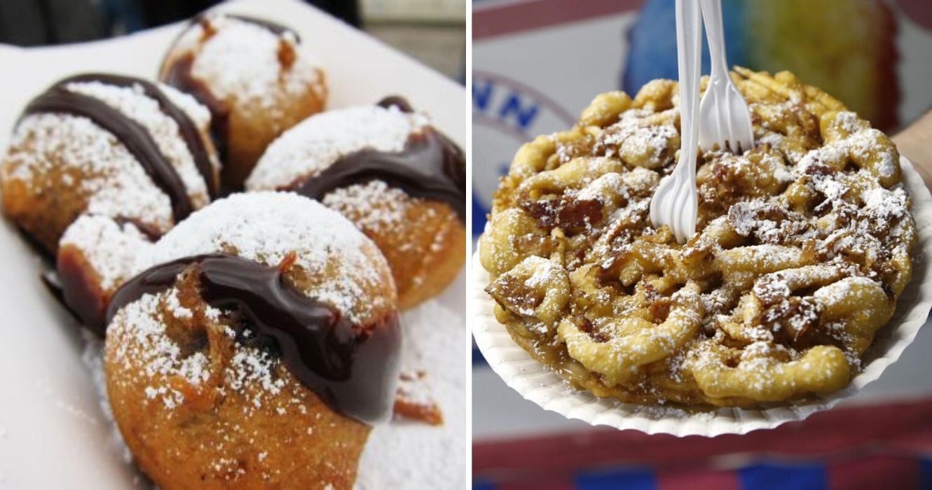 Você vai querer comer a comida nessas feiras estaduais americanas 1 buckeyes e bolos de funil, alimentos populares da feira estadual