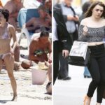 Lena Headey on a beach in Ibiza/Maisie Williams carrying shopping bags in Paris
