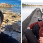 Lucas Grabeel selfie by the ocean/Zac Efron in a boat