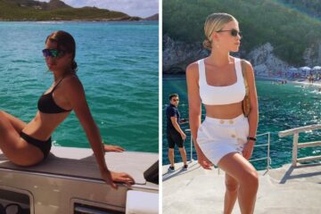 Sofia Richie posing on a yacht/Sofia posing near the ocean
